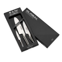 Global 3-Piece Kazoku HYBRID Knife Set