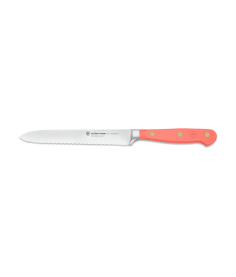 Wusthof Classic Colour Serrated Utility Knife 14cm Coral Peach (WT1061708314)