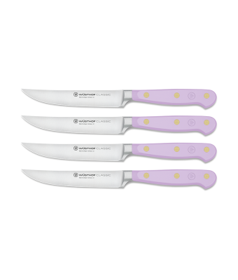 Wusthof Classic Colour 4-piece Steak Knife Set Purple Yam (WT1061760402)