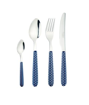 Grunwerg Greenwork 24 Piece Cutlery Set Polka