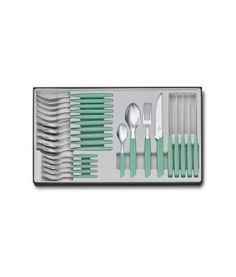 Victorinox Swiss Modern 24 Piece Cutlery Set Mint (6909612W4124)