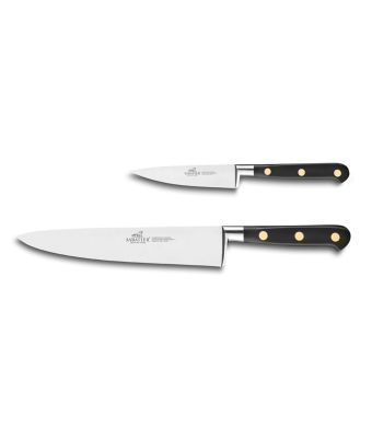 Lion Sabatier® Ideal Brass Rivets 2 Piece Knife Set (10cm Paring Knife and Cooks Knife 20cm)