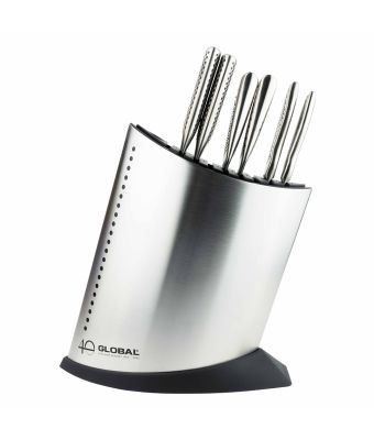 Global G-52AN7-A 40th Anniversary 7 Piece Knife Block Set (G-52AN7-A)