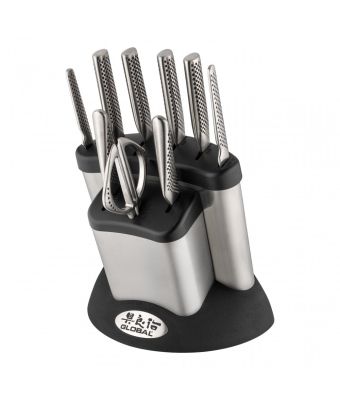 Global 10 Piece Knife Block Set (G-636/10B)