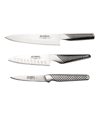 Global Air-Kaze 3 Piece Knife Set (G-779015)