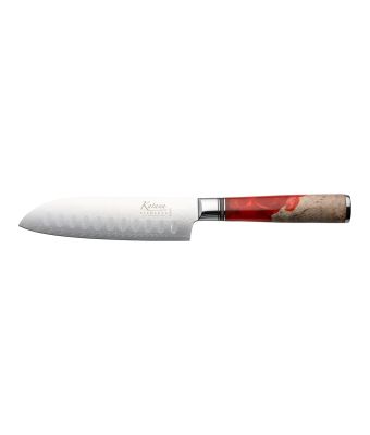 Katana Elements Santoku Knives 12cm Volcanic Red