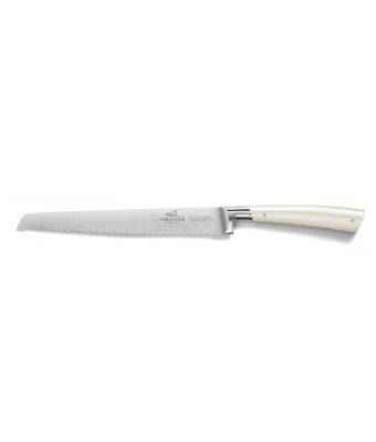 Lion Sabatier® Edonist Perle 20cm Bread Knife (Pearl Handle with Stainless Steel Rivets)