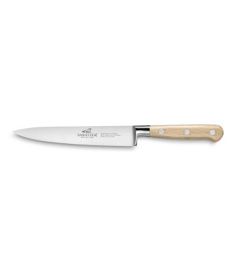 Lion Sabatier® Ideal Broceliande 15cm Cook's Knife (Ashwood Handle with Stainless Steel Rivets)