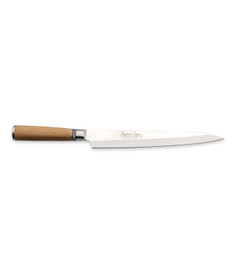 Katana Saya Olivewood Yanagi Sashimi Slicer 24cm