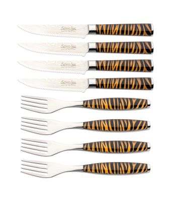 Katana Tiger 8 Piece Steak Knife & Fork Set