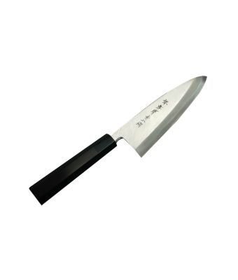 Sakai Takayuki Aoniko Blue 2 Steel Ebony Handle Japanese Chef's Deba Knife 180mm