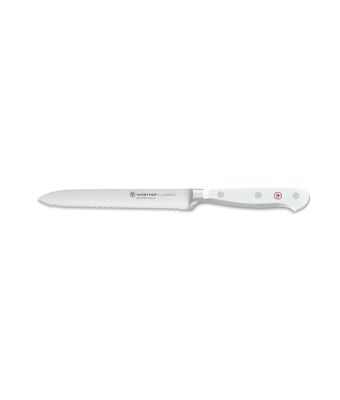 Wusthof Classic White 14cm Serrated Utility Knife (WT1040201614)